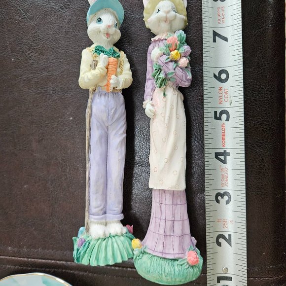 world bazar thin resin bunny figurines - Picture 5 of 5